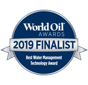 Finalist i WOA2019 i kategorin ”Bästa teknik för vattenhantering”.
