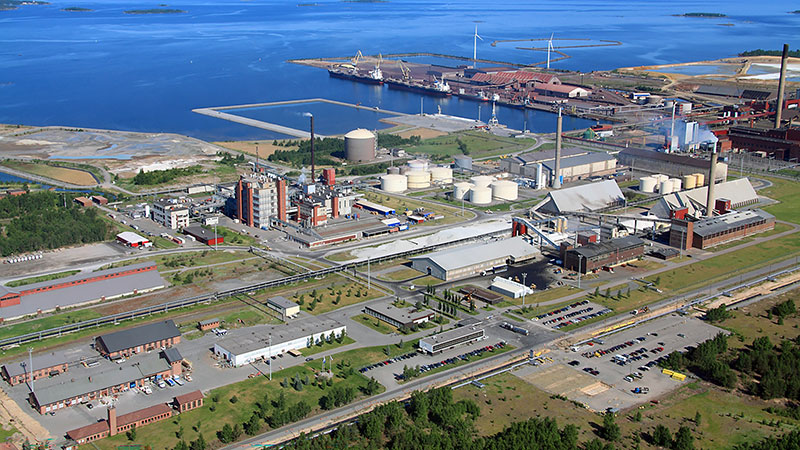 The TETRA calcium chloride production plant in Kokkola, Finland image.