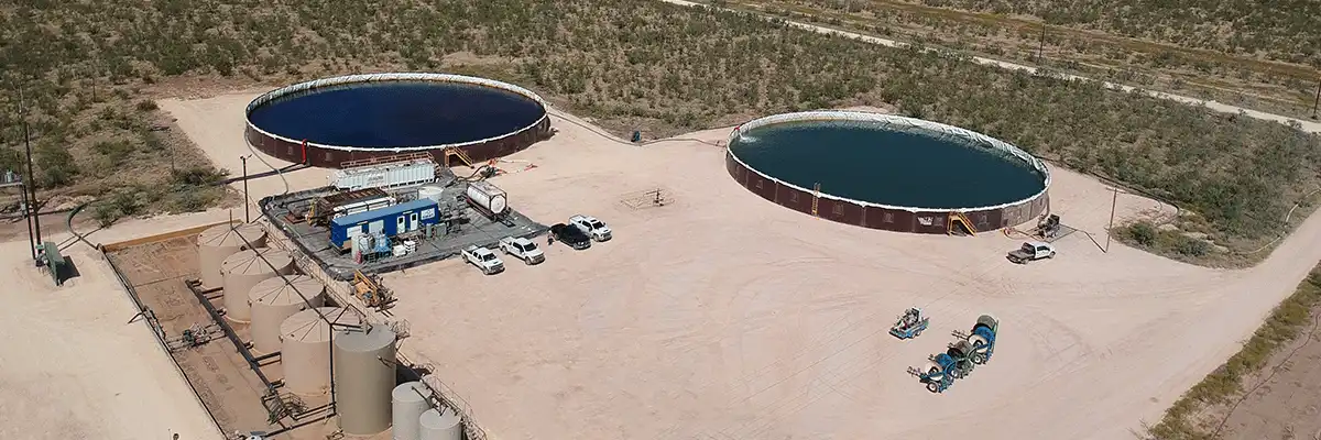 TETRA stora lagringsbassänger för lagring av stora mängder vatten.
